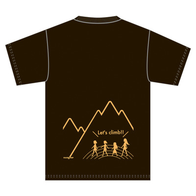 飯能市スタンプラリードライメッシュTシャツ ブラック