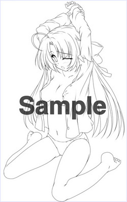 イラストシート原画サンプル
