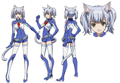 I-01 チャイカ 三面図 スキンスーツ