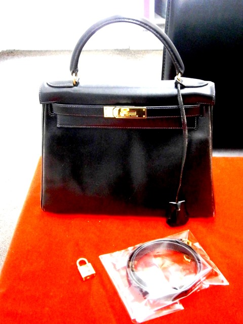 ⑤ケリー28 カーフ 内縫い 買28万