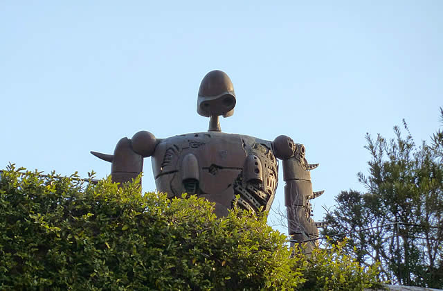 彼が見守ってくれている 天空の城ラピュタのロボット兵 イラストマップ作成の マップハウス