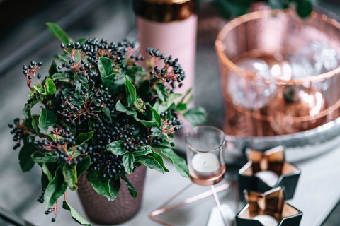 kaboompics_Christmas table decorations
