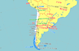 チリ、詳細地図 クリックで拡大!