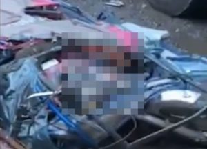 【閲覧注意】５ｔに潰されてぺしゃんこになった人間の姿がヤバイ