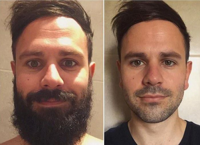 髭があるときと無いときの人の顔はこんなにも違う【7pic】