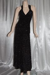 ブラック ロング フリー ドレス001