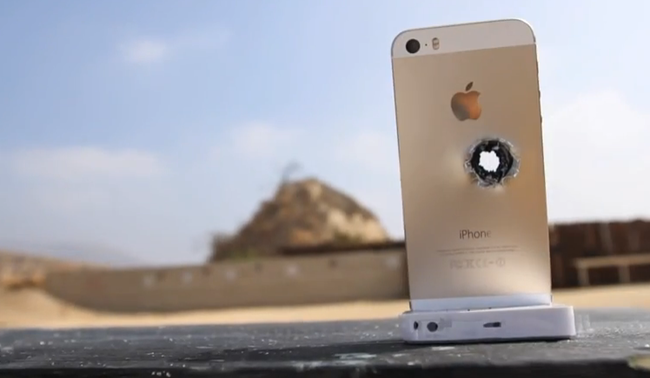 iPhone 5s vs 50 cal   RatedRR Slow Mo Torture Test   YouTube
