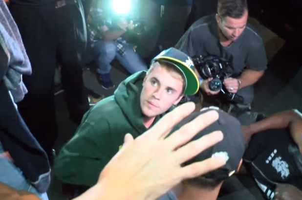Justin Bieber hits photographer with truck  raw video    YouTube