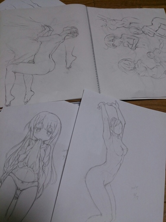 俺の三年間での画力の成長を見るスレ