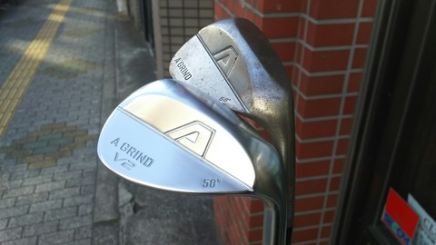 A GRIND V2 ノーメッキウェッジ　50度/56度　NS-S　2本セット A GRIND V2 ノーメッキウェッジ 50度/56度 NS-S 2本セット A GRIND