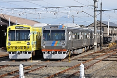 スカート車の並び