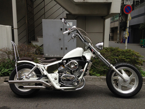 マグナ250 スポーツスタータンク　ホワイト 有限会社ガレージT&F / マグナ250 スポーツスタータンクKIT