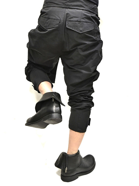 JULIUS Jumpsuit pants black 着用 通販 GORDINI010