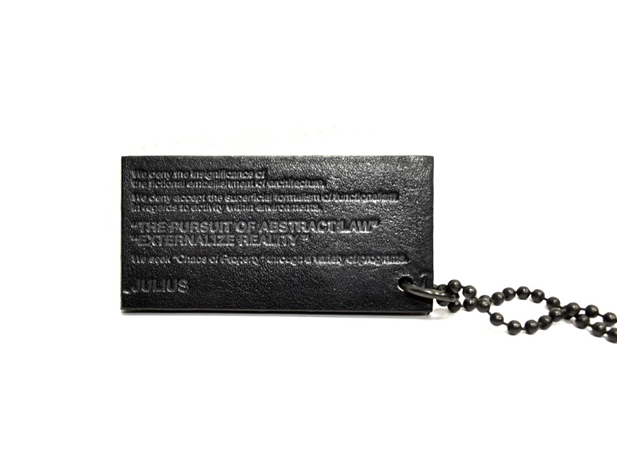 JULIUS dogtag y 通販 GORDINI001