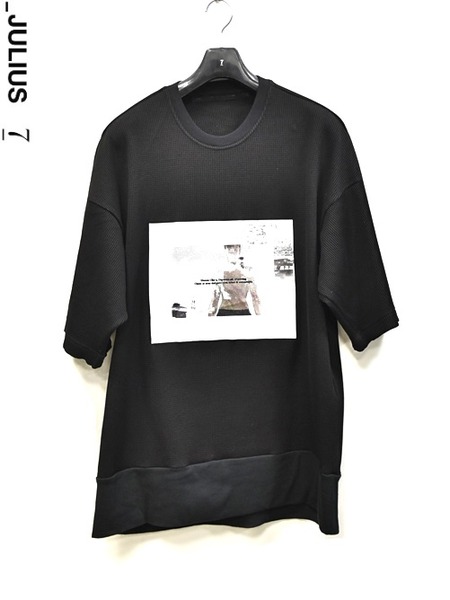 JULIUS waffle print T 通販 GORDINI001