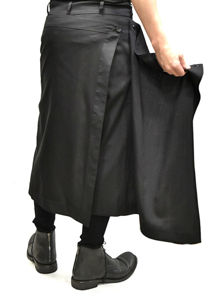 JULIUS Attached Skirt Trousers 通販 GORDINI009
