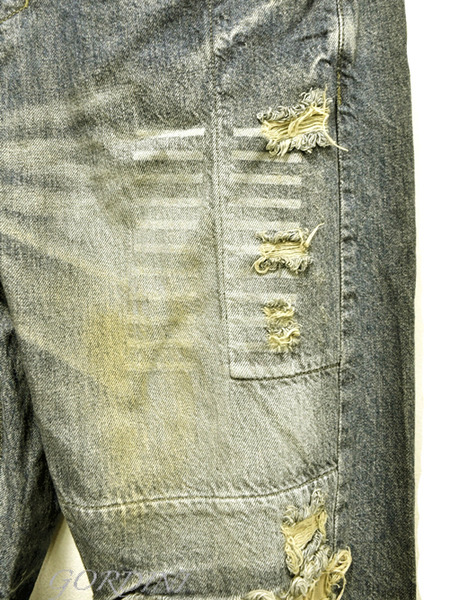 JULIUS rider pants indigo 通販 GORDINI005のコピー