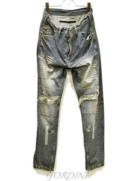 JULIUS rider pants indigo 通販 GORDINI001のコピー