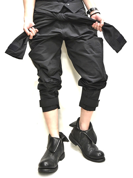 JULIUS Jumpsuit pants black 着用 通販 GORDINI009