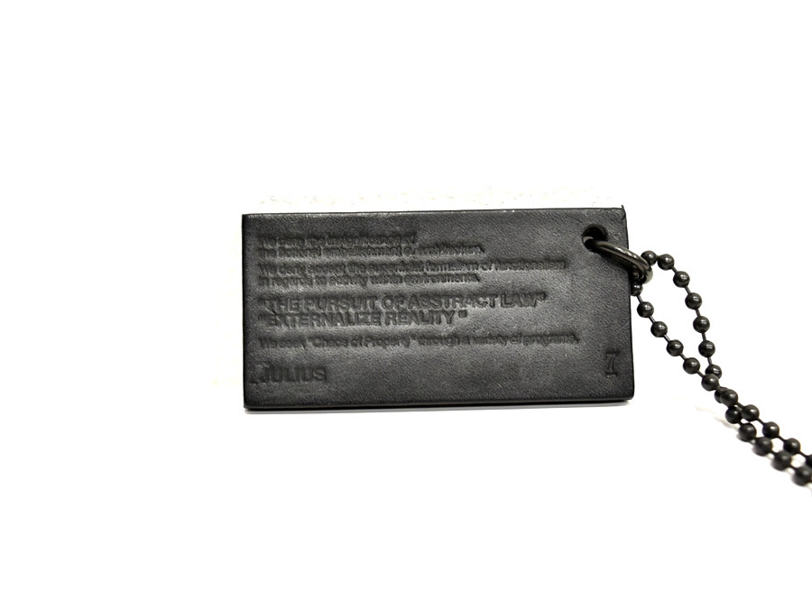 JULIUS dogtag y 通販 GORDINI002