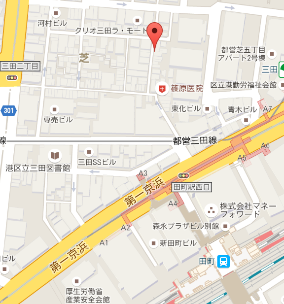 お店の地図