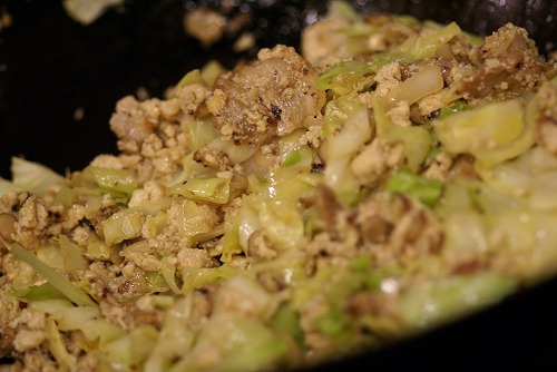 豚バラ肉とキャベツの炒め物
