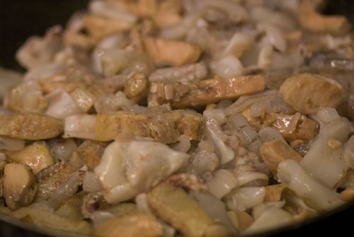 エビ風味のグラタン