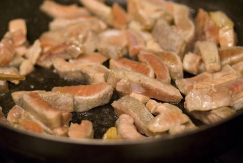 エビ風味のグラタン