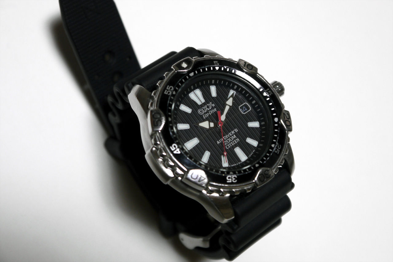 CITIZEN AIR DIVER'S 200M ブラック CITIZEN AIR DIVER'S 200M ブラック Citizen Air Diver's 200m 腕時計
