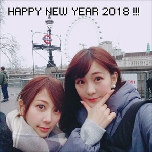 種田梨沙さんと高橋未奈美さん、ロンドンで年越し
