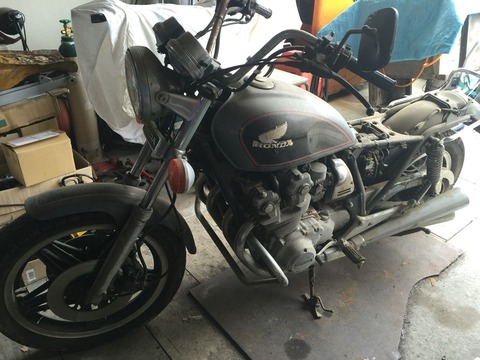 CB750エクスクルーシブ フレーム交換 1 : GS750レストア生活