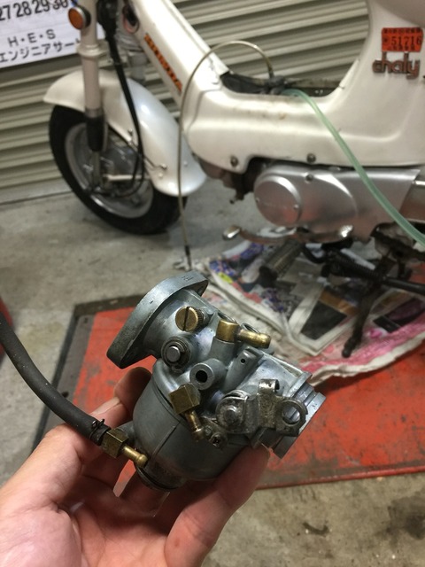 シャリー50エンジン キャブレター付き