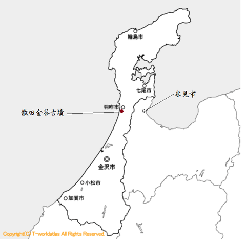 PNG sandenkanaya kofun chizu