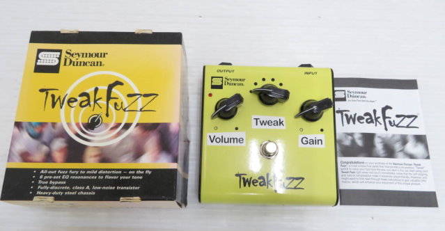 Seymour duncan Tweak Fuzz ファズ セイモアダンカン Saymour Duncan / SFX-02 Tweak Fuzz レビュー