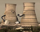 Collapsing-Cooling-Towers