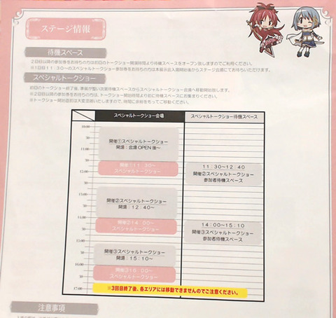 ステージ情報