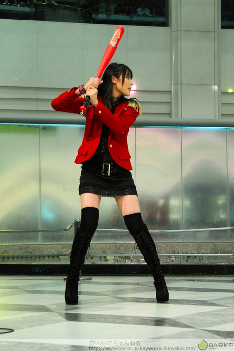 矢島舞美 野球打撃