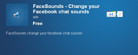 FaceSounds - Change your Facebook chat sounds - Chrome Web Store