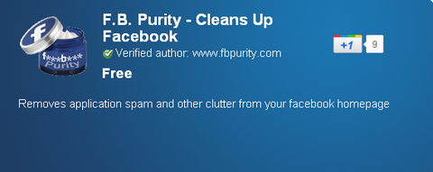 Chromeエクステンション/ Purity - Cleans Up Facebook - Chrome Web Store