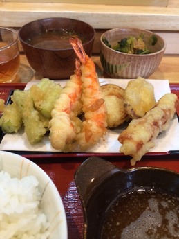 てんぷらやさん 天ぷら定食 850円