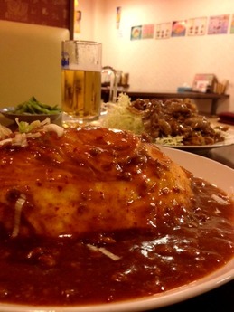 四季紅 マーボ天津丼 680円