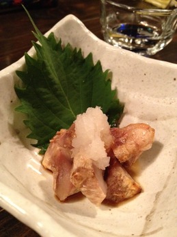 居酒屋遊膳 ボラのズリ