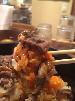 もりおか 牛すき丼 800円 (2)