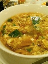 百楽 三種キノコ入りスープ