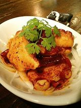 タコのガルシア風(チリオイルのマリネ)480円