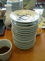 文楽 皿そば食べ放題3