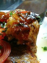 喃風明石 トマトチーズどろ焼(980円)
