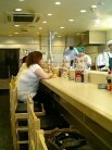 とんかつ山脈 カウンター席