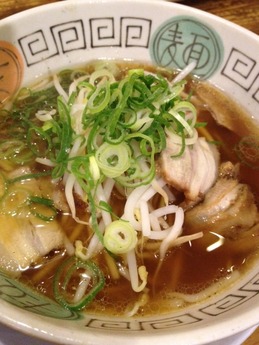天馬らーめん こいくちしょうゆ中華そば 630円