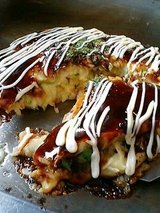 喃風左京山店 お好み焼豚玉(300円)2